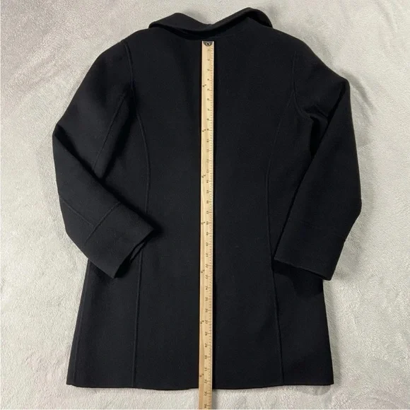 Kenar 100% Boiled Wool Black Jacket Cardigan Blazer - Picture 9 of 12